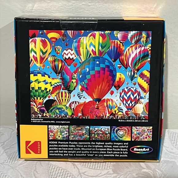Kodak Premium jigsaw Puzzle Ballooning Fun1000 pc- new box sealed - Picture 2 of 6